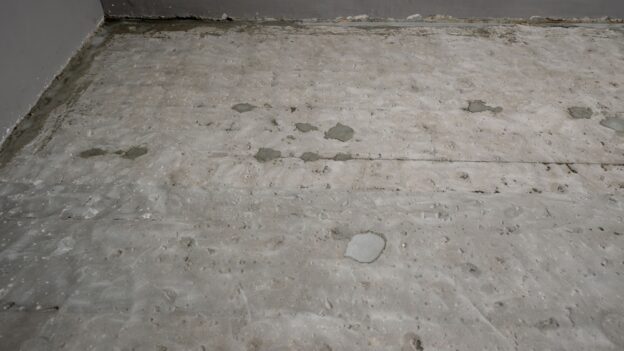 indoor concrete lifting process